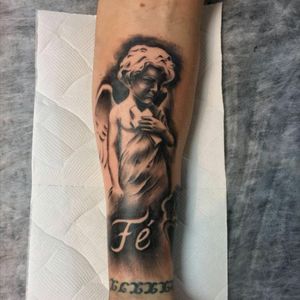 #tattoo #blackandgrey #faith #angle