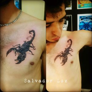 #scorpion #scorpiontattoo #blackandgrey #Salvadorloz #srcamaleon siganme en instagram @sr.camaleon y en facebook como Salvador Loz Mullor