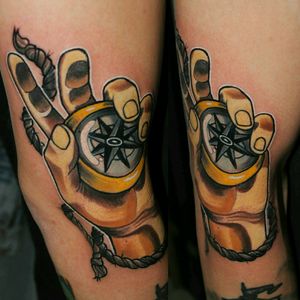 Neo traditional compass by Wagifacebook.com/WagInk#wagink #tattoo #magictattooshop #waginktattooproject #sorrymummytattoo #inkbe #wagi #budapest #tattoomagazin #tat2 #inkbe #tattoodo #hungary #hungariantattoo #tattooartistlife #tattoolife #inked #inkmyass #tattoodotcom #neotrad #neotraditional #compass #compasstattoo #handtattoo #electrapro #iránytű #kéz #oldschool #sailortattoo