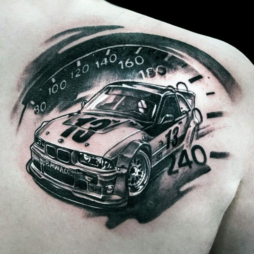 Татуировки с изображением машин