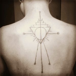 My own sigil , geometric & demonic tattoo