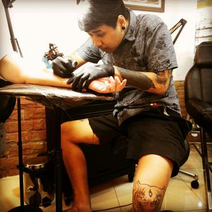 late night work Ink Addict Tattoo Thailand#thaitattoo #bangkok #thailand #ink