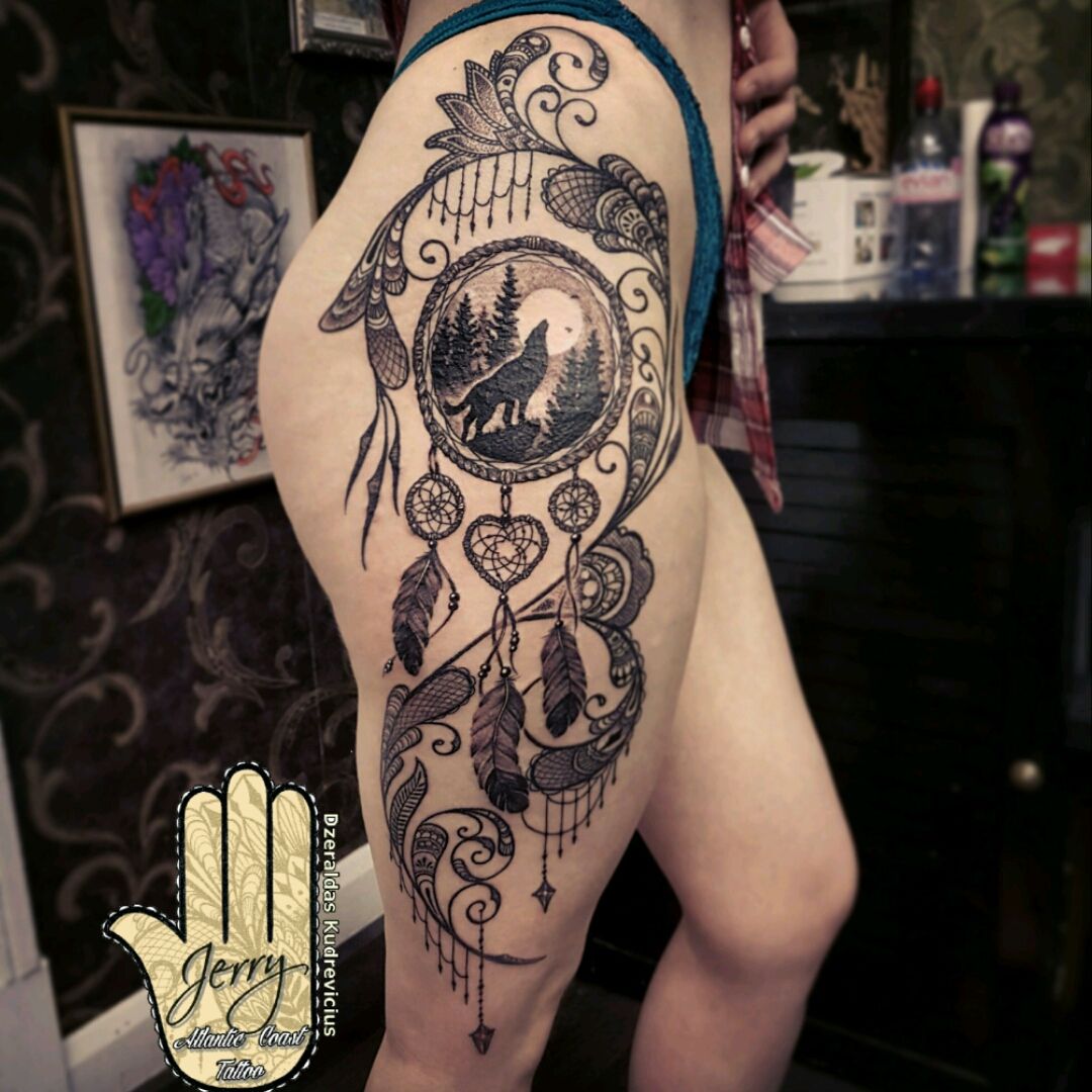 My skull dream catcher tattoo  Tattoos Tattoos and piercings Love tattoos