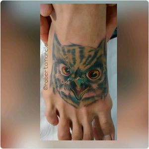 Especial 💝 do meu Amor😍#coruja #tats #tattooboy #loverstattoo #corujatattoo #owltattoo #owl #leg #natureza #inked #tattoomogi #mogidascruzes #robertamarela #robertanogueira