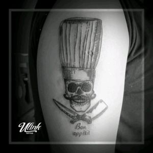 #bonappetit #skulltattoo #ChefTattoo