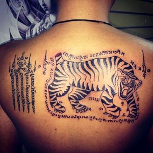 Sak yant.#sakyant #tattoo #tatouage