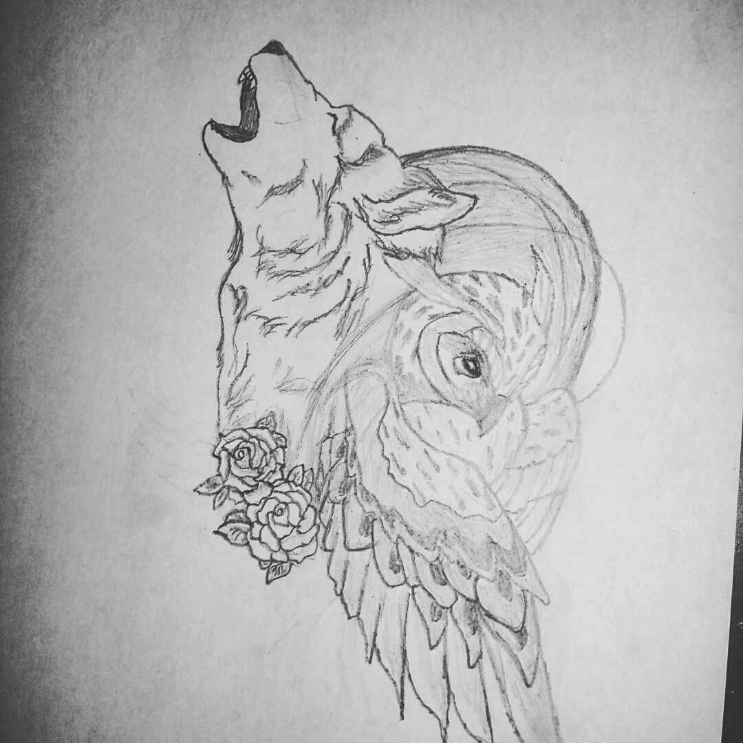 Javi Wolf  Owl tattoo Tattooed by me Javi Wolf