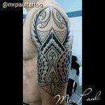 #tatuagem #tattoo #tattooed #tattooist #tat #ink #inked #bodyart #dermographic #drawing #draw #desenho #brazil #br #sp #saopaulo #ribeiraopreto #tribal #arm