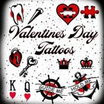 Valentines Day special! #clashcitytattoo#tattoo#nyc#punk#tattoosbybaz#traditionaltattoos#oldschool#inked#boldwillhold#eastvillage#tattooideas#boldandclean#besttradtattoos#tattoosleeve#tattoosontattoos#neotradsub#vegan#straightedge#irish#oi