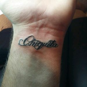 Wife's name on me