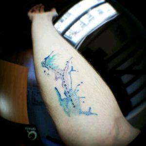 #ink #watercolor #tattoo #cancer #constellation