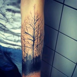 Forest #tattoos #blackwork