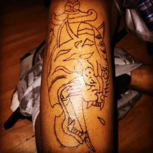 Japanese/Ed Hardy Style Outline only by Saint