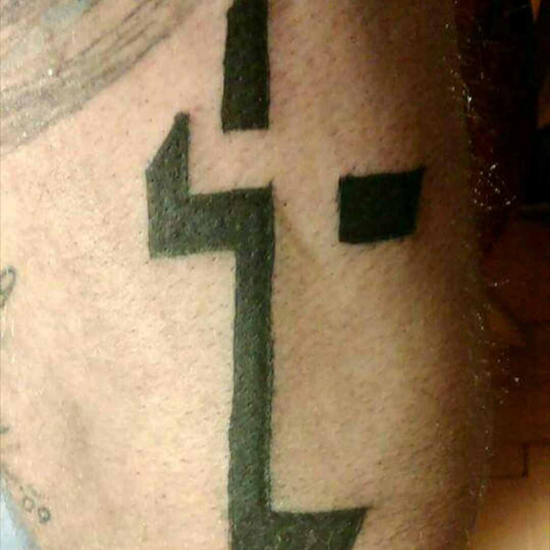 3d cross tattoo for women