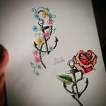 Estudos... Estudos... 🤔 #achor #ancora #flores #flowers #rose #rosa #drawing2me #drawing #dibujo #desenho #tattoo #tatouage #tonoinsptattoos #tatuaje #tattoobrasil #tattoodo #inspirationtatto #tattooed #tattooart #tattooflash #inked #inkedup #inkedlife #inkedlifestyle #inkaddict #instagood