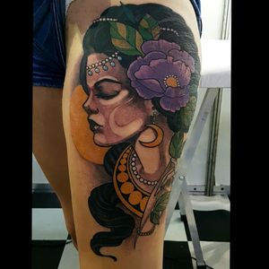 Tattoo premiada na convenção Arte na alma. (11)94035-0382 #tattoo #tattoos #tatuagem #ink #inked #neotrad #neotradtattoo #newtraditional #ink #inked #Tattoodo #girl #art #arte