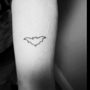 First baby tattoo#bat #battattoo #firsttattoo