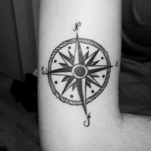 Never lost #compass #windrose #compasstattoo