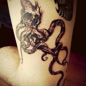 #kraken #blackwork