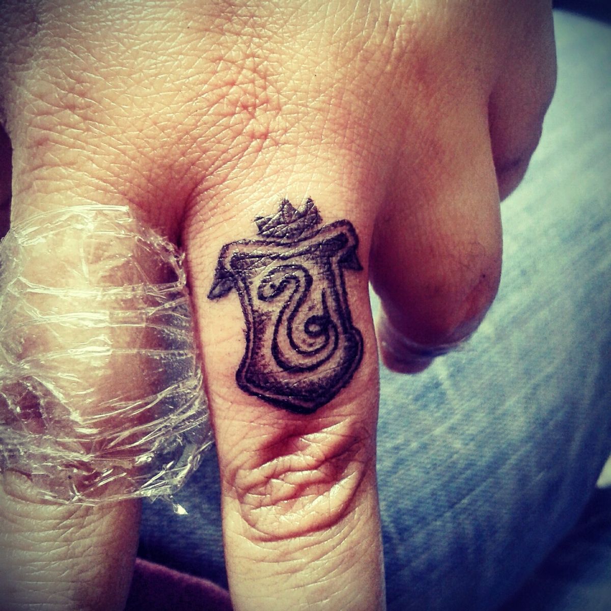 Tattoo uploaded by Lady Orlando • Slytherin - #slytherin #harrypotter # ...