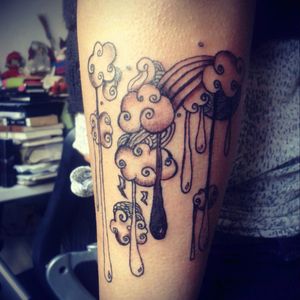 Rain - #tattoo #ladyorlando #cloud #rain