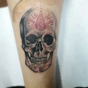Tattoo uploaded by Mantra Tattoo • Caveira que rolou hoje! #tattoo ...