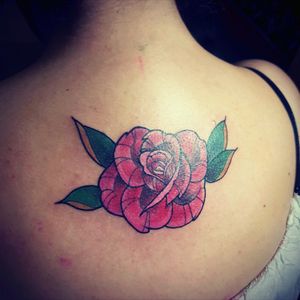 Trabajo terminado.#rose #flowers #tattoo