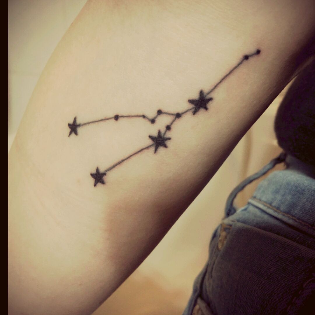 taurus star constellation tattoo