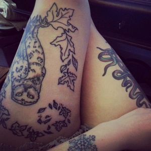 Work in progress ♥ #tattooaddicted #tattoo #owltattoo #tatuatemitutta #snowflaketattoo#octopustattoo