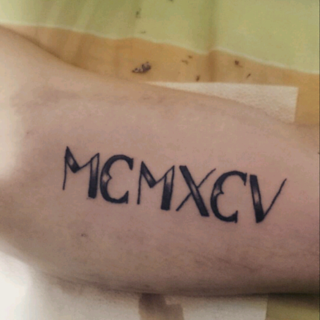 36 Exquisite Roman Numeral Tattoo Designs - TattooBlend