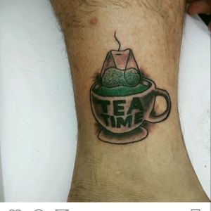 Tea time! #tattoo #tea #Cup #neotraditional  #neotrad