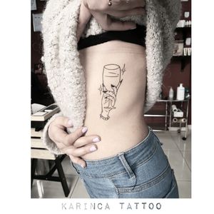 Healed 🍷 Instagram: @karincatattoo #wine #tattoo #ribtattoo #sidetattoo #womantattoo #tattooedgirls #tattedgirl #line #tattooed #dövme