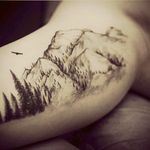 Mountain in the arm