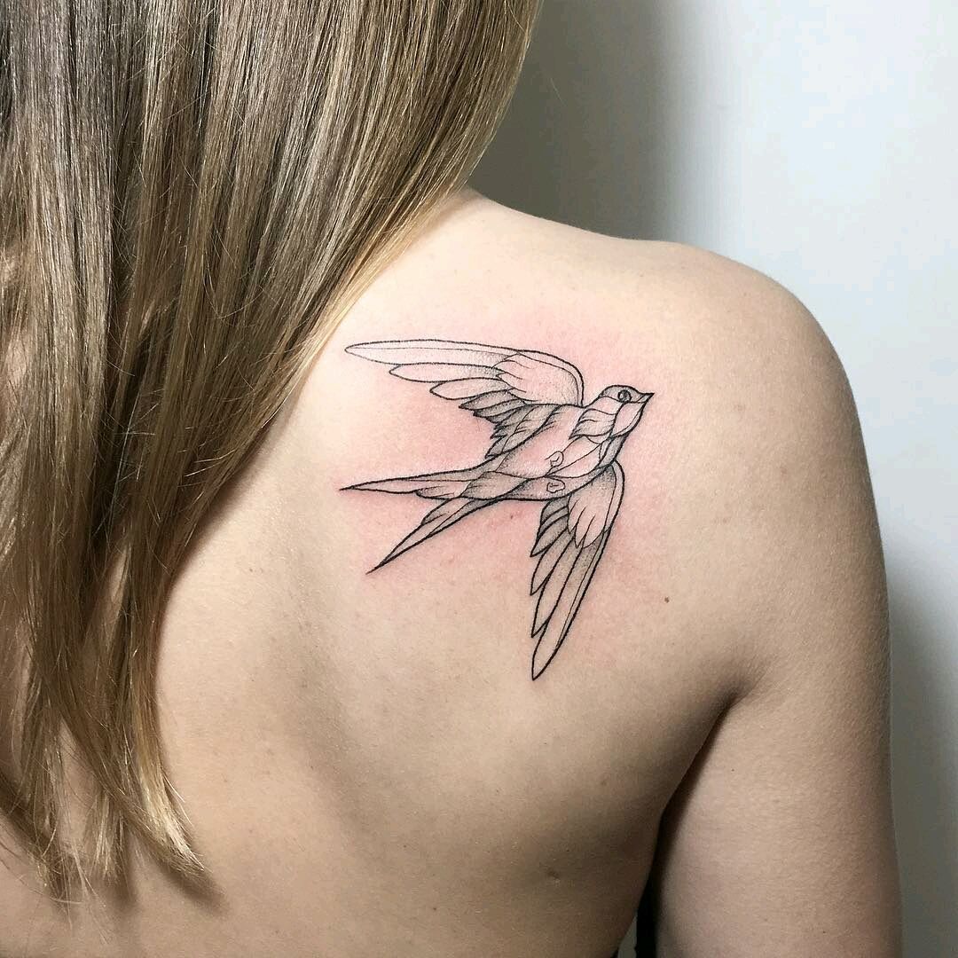 Fly Along With These Cool Bird Tattoos
