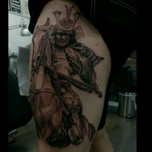 Samurai tattoo. Tattoo realizado