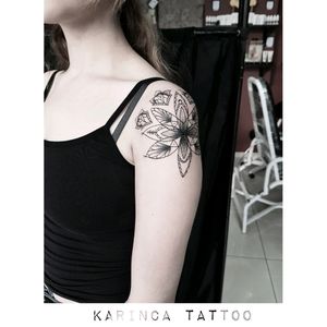 Mandala on the shoulderInstagram: @karincatattoo#mandala #mandalatattoo #shouldertattoo #shoulderarm #tattoo #dövmeci #istanbul