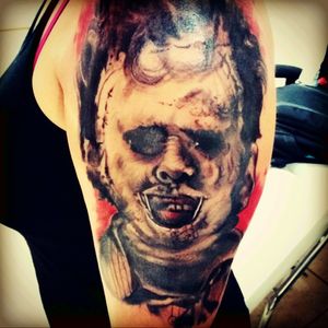 Leatherface tattoo.2017.Madness tattoo art.