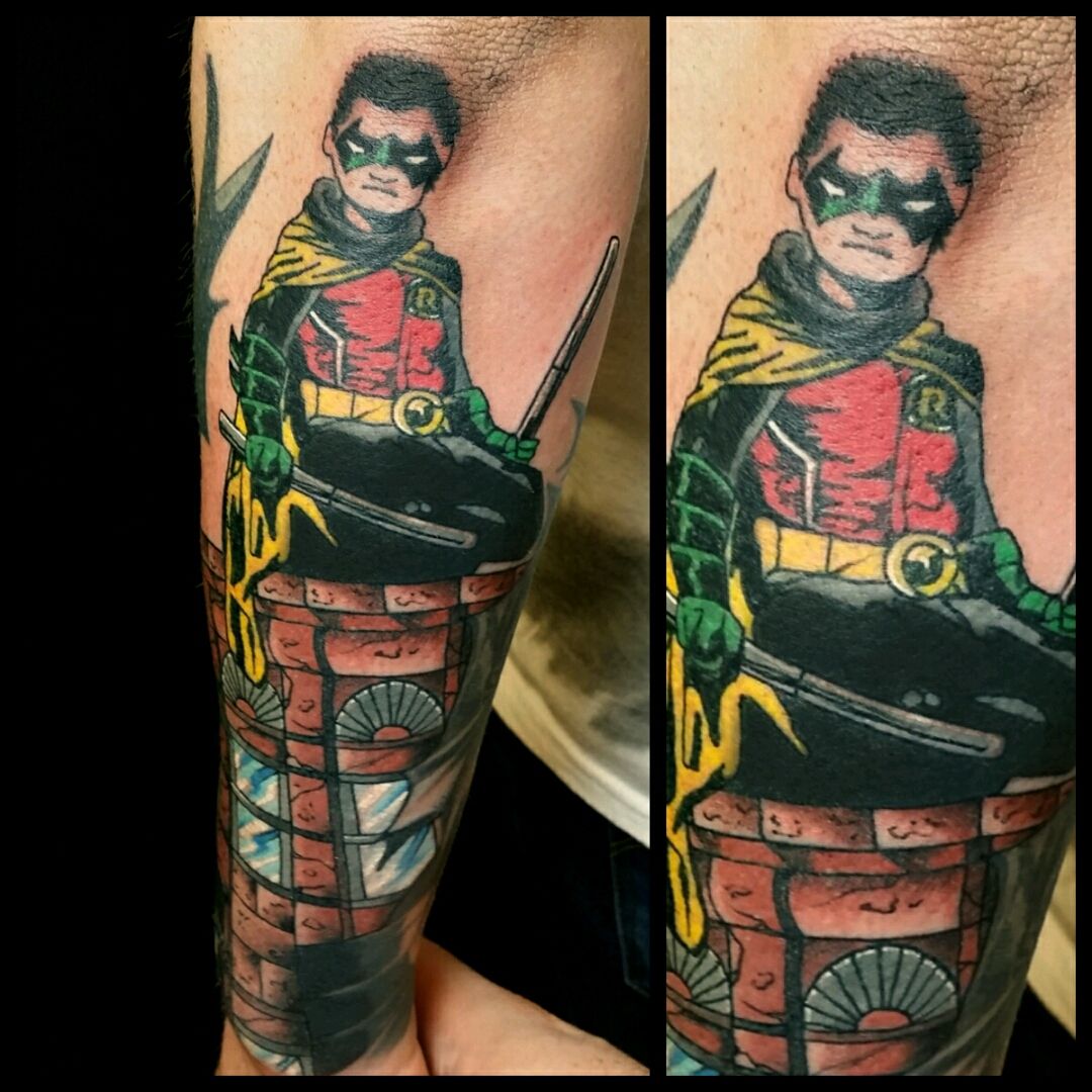 Batman  Robin Tattoo  Robin tattoo Tattoos Batman robin