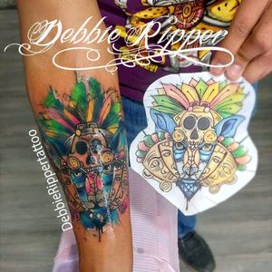 El dibujo que trajo mi cliente con un poco de mi toque de color gracias por la confianza :D y por venir desde puebla a D.F para tatuarte conmigo <3 #magiccolorstattoo #colorfulltattoo #colorfull #tattoo #tattoos #tatt #tatted #colourtattoo #debbieripper #debbie #debbierippertattoo #tatuadorasmexicanas #tatuadoramexicana #conquientatuarte #inkstagram #tattoodo #ink #inkday #tattooartist #watercolour #watercolor #notwatercolor