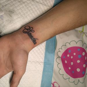 💀💜 #tattoo #hand #ink #working #name
