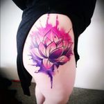 Lotusflower Tattoo #lotus #lotusflower #inked #inkedbody #inkedgirl #aquarell #watercolor #AbstractWatercolor #watercolortattoo #sexytattoogirl
