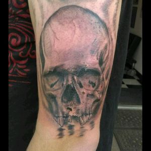 I love skulls #skull #realism #tattoo #followtattooartist