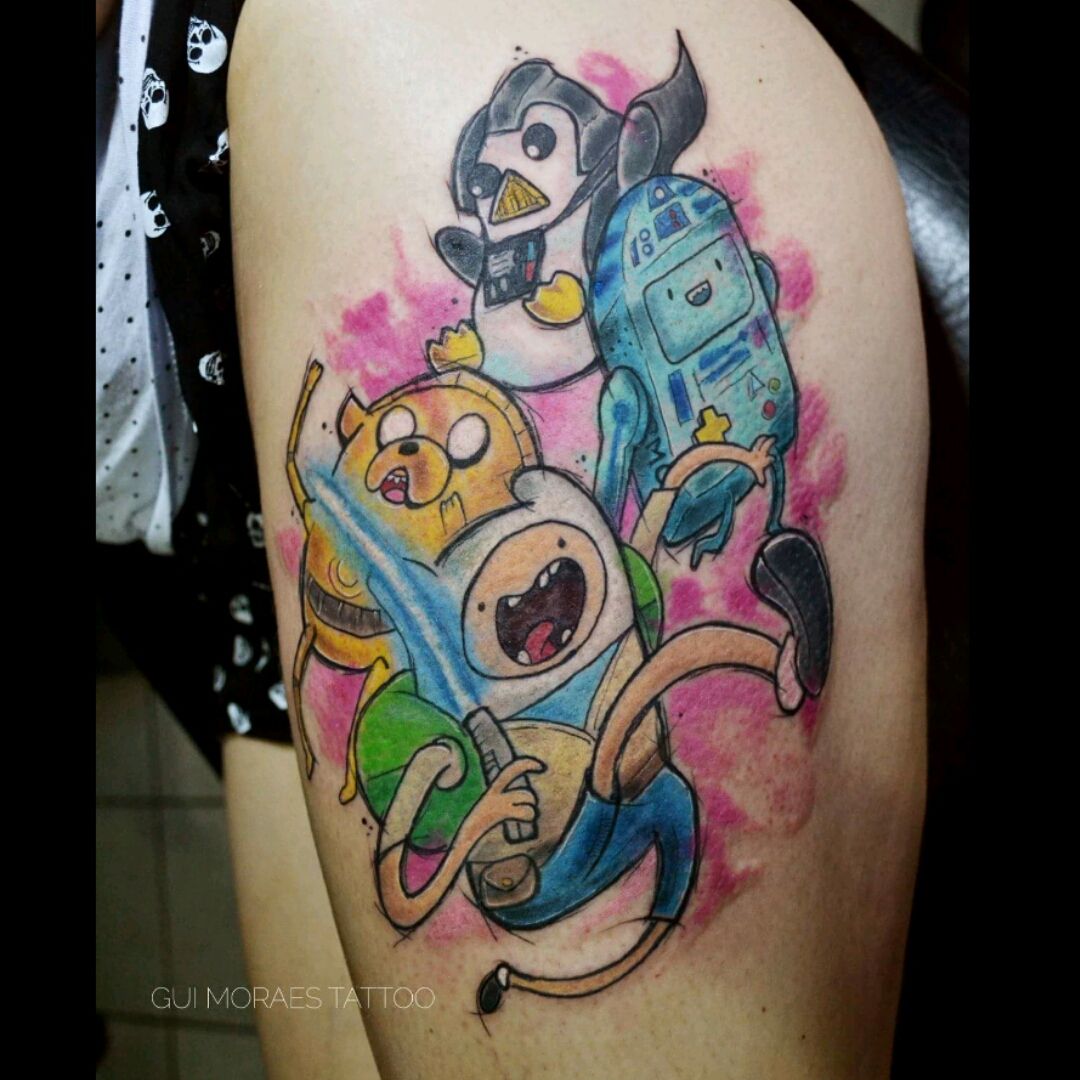 ALGEBRAIC 11 Adventure Time Tattoos  Tattoodo