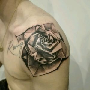 Great origami's rose idea from Clément... what delightful idea 🌹 #tattoo #toulouse #rose #manwithtattoos #sketchtattoo​ #origami #paper #origamitattoo #tattooshoulder #tattoodo #tattoome #guyswithtattoos #realism #graphictattoo #tattooartist #tattooart #tattooedman #instatattoo #tatouaje #tattooist #tatouage #tattooing #inked #ink #graphicdesign #blackandgreytattoo #instagood #style #artcoretattoos #sebastienoddtattoos