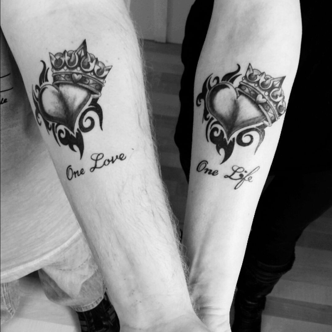 One Life  One Love  Love tattoos Him and her tattoos Tattoos