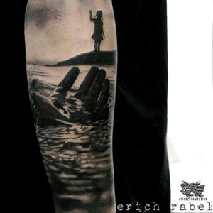 #tattoo #tattooed #ink #inked #tattoos #blackwork #blackandgrey #realism #realistic #dreamtattoo #sea