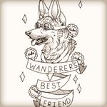 Another possibility for a Fallout tattoo? Still need to give it some thought. #fallout #FalloutTattoo #dog #dogmeat #wanderer #nukacola #cuteasfuck