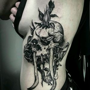 #scull #sculltattoo #sculls #tattoodo #tattoo #inked #ink #tattooart #tattoed #tattoes #sculltat #art #blackandgrey #realism #realistic #blackwork #skull #skulltattoo #skulls #skulltattoos #skull2017 #skulltattoo