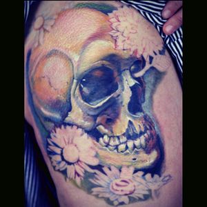 #skull #flowers #death