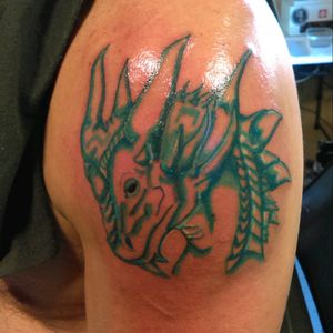 Ice dragon customer preference#tattoo #Tattoodo